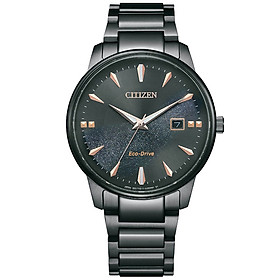 Đồng Hồ Nam Citizen Dây Thép Không Gỉ BM7595-89E - Mặt Đen (Sapphire)