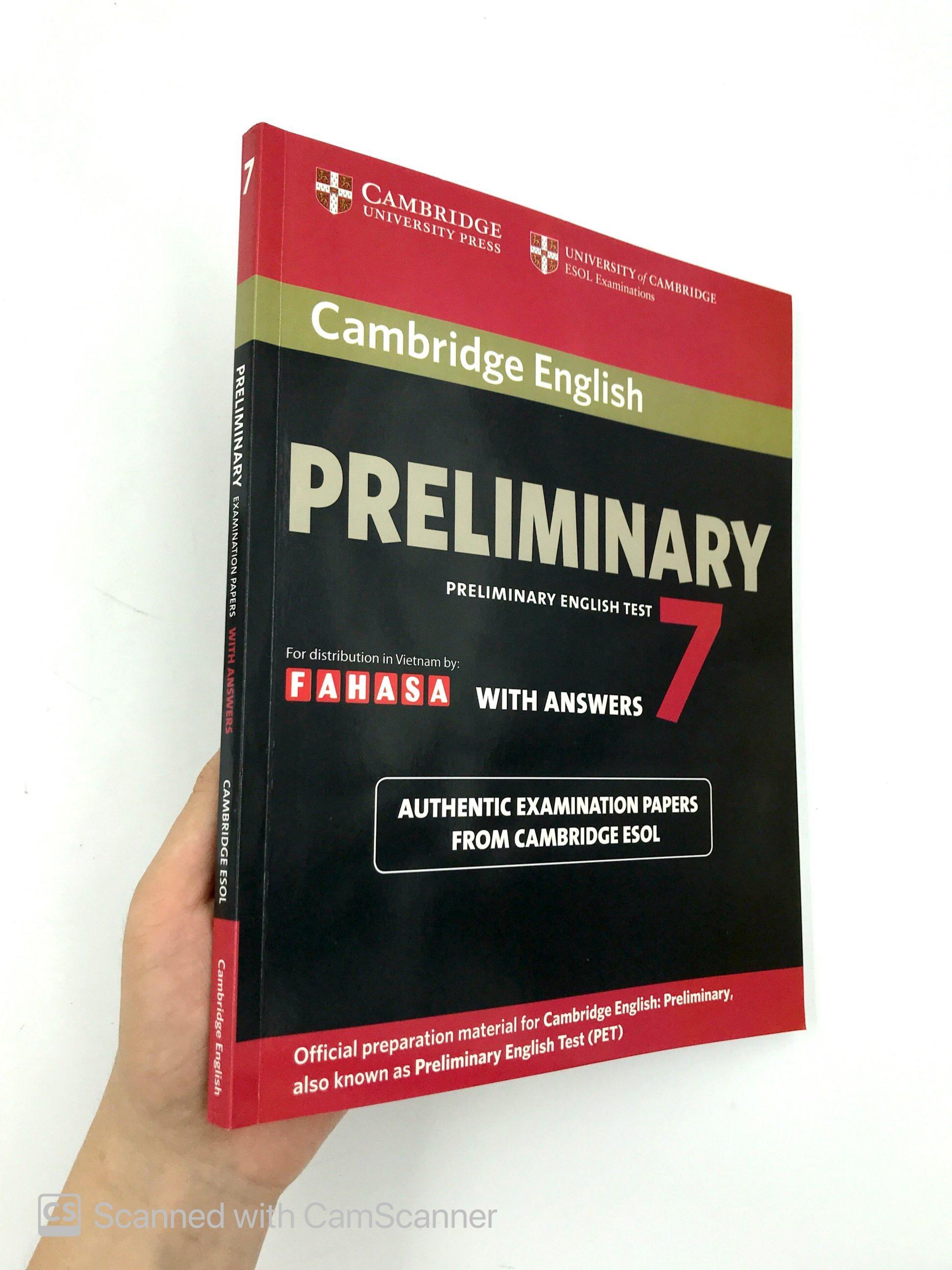 Cambridge Preliminary English Test 7 Student