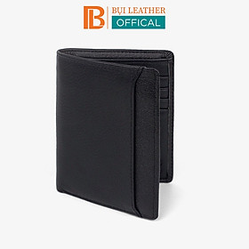 Ví nam da bò Nappa hạt phối da Saffiano V111 - Bụi leather - Bảo hành 12 tháng