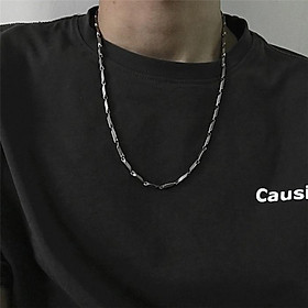 Dây chuyền nam vòng cổ Xích Trơn Thời Trang Basic nam nữ unisex Titan - Xích Trơn hỏa tiễn PTDCNA13