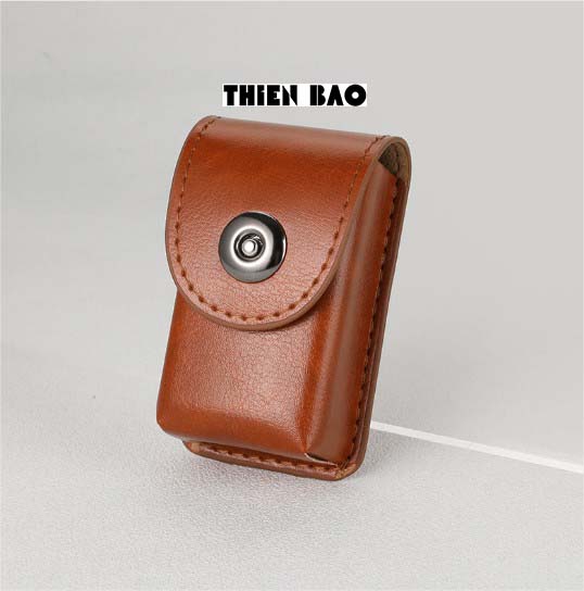 Bao da có đai đeo hông làm thủ công HANDMADE chuyên dùng để đựng kính lão thị, viễn thị gấp gọn BD05 KT 8*4*3CM
