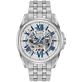Đồng Hồ Nam Bulova Dây Thép Không Gỉ 96A187 - Mặt Trắng