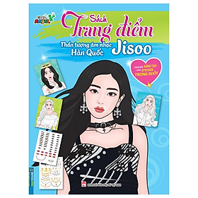 Sách - Trang Điểm Thần Tượng Âm Nhạc Hàn Quốc - Jisoo - Thỏa Súc Sáng Tạo Cùng Sticker Trong Suốt - Minh Thắng
