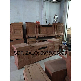 Kệ TV gỗ gụ đã bao gồm phí ship