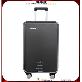 Vali hợp kim nhôm cao cấp Macsim MSLV1701 cỡ 20 inches màu ghi hàng loại 1