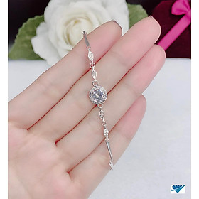 Lắc tay nữ hình chiếc nơ chất liệu bằng bạc s925 MS0811
