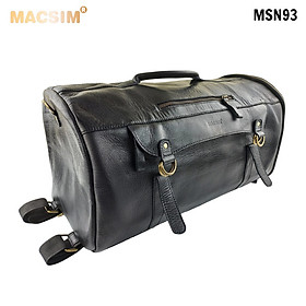 Túi Da Thật Du Lịch Macsim MSN93 – Da Bò Nguyên Miếng | Cổ Điển – Thủ Công – Chính Hãng