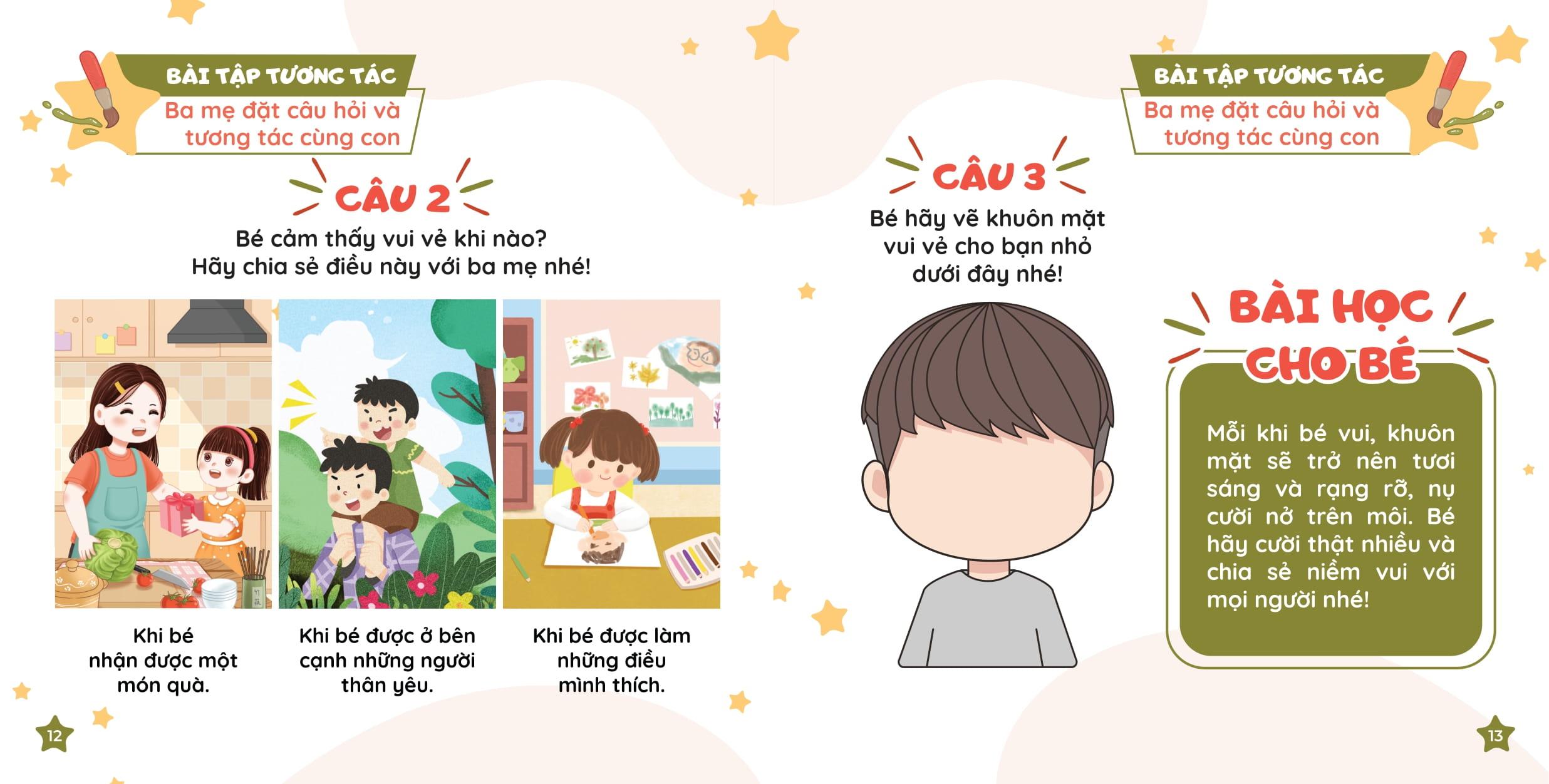 Sách - Kỹ Năng Sống Dành Cho Trẻ Mầm Non - Dạy Bé Bài Học Đạo Đức Và Cảm Xúc - Con Biết Yêu Thương Mọi Người