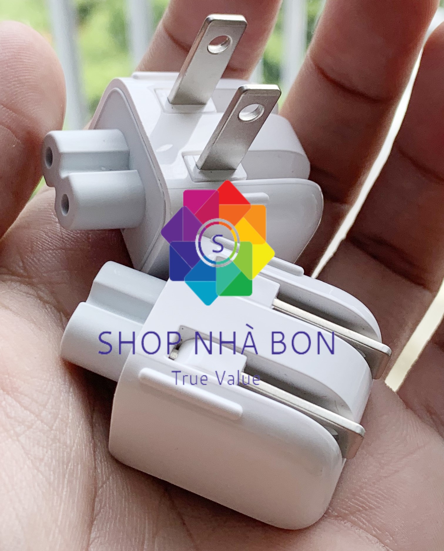Đầu Chuyển 2 Chấu dùng Cho Củ Sạc iPad 10w/ 12w/ 30w/ 60w MACBOOK, IPAD, IPHONE- hàng nhập khẩu QUATECH
