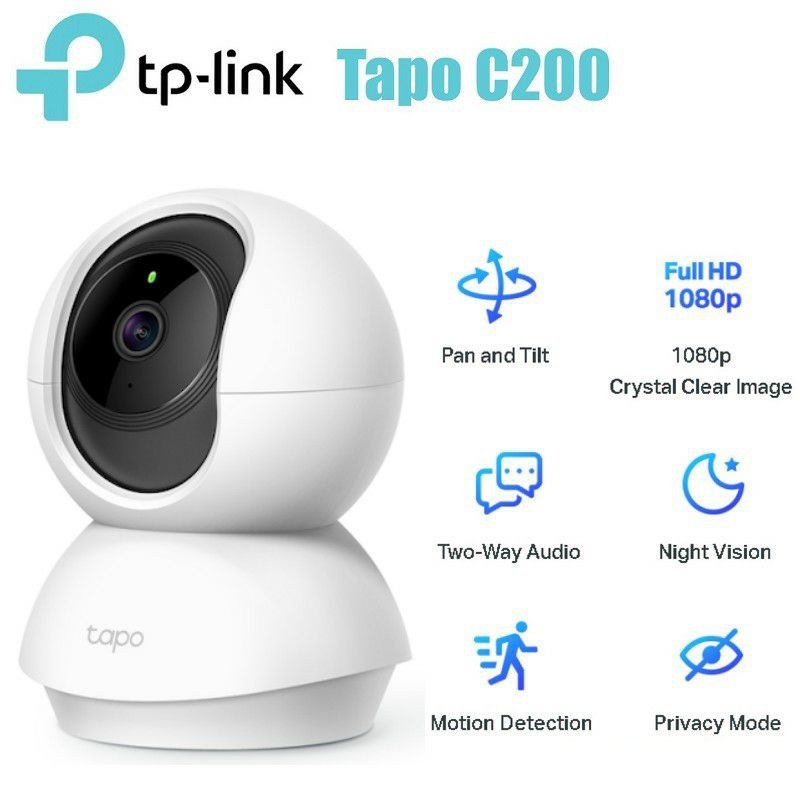 Camera IP Wifi TP-Link Tapo C200 Full HD 1080P Giám sát An Ninh - Hàng Chính Hãng