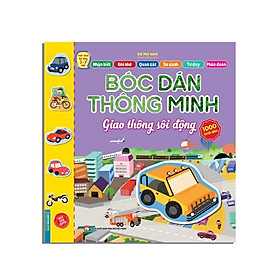 Sách - Bóc Dán Thông Minh - Giao Thông Sôi Động - Cho Bé 3 - 7 Tuổi - Minh Thắng