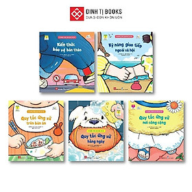 Sách - Kỹ Năng Sống Đầu Đời - Cho Trẻ 3 - 6 Tuổi - Combo 5 Cuốn - Đinh Tị Books