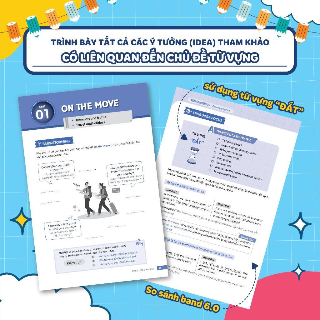 Sách - Từ Vựng IELTS 8.0 - Từ Vựng Đắt Để Đạt Điểm Cao 4 Kỹ Năng - Megabook