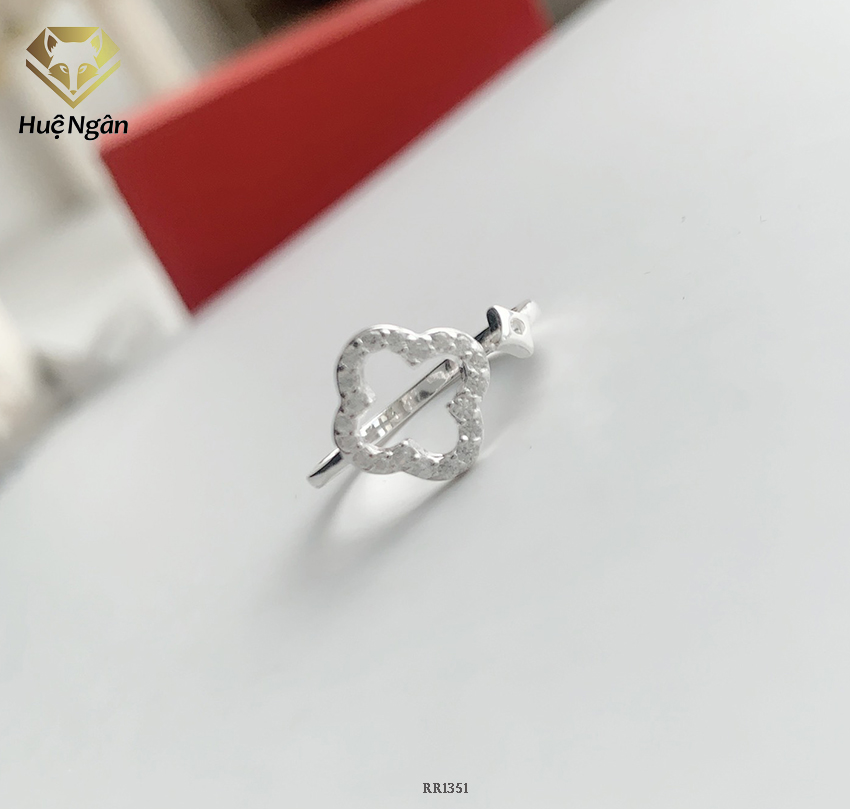 Nhẫn bạc nữ S925 Italia Bạc Xinh Huệ Ngân- RR1351