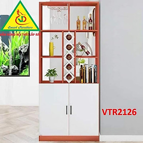 TỦ KỆ TRANG TRÍ KIÊM VÁCH NGĂN VTR2126 - Nội thất lắp ráp Viendong Adv