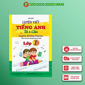 Luyện Viết Tiếng Anh Lớp 1 Từ Và Câu English Writing Practice