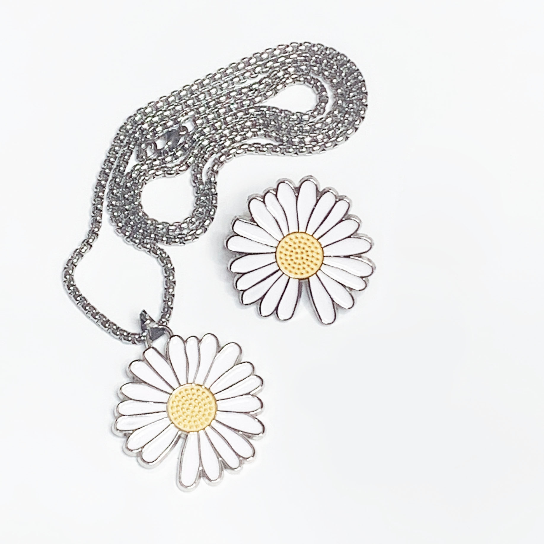 Dây chuyền vòng cổ daisy cúc hoạ mi cá tính unisex