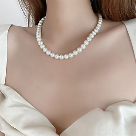 Dây chuyền vòng cổ ngọc trai nữ tính nhiều mẫu hot tiểu thư phong cách Hàn Quốc nàng thơ nhẹ nhàng