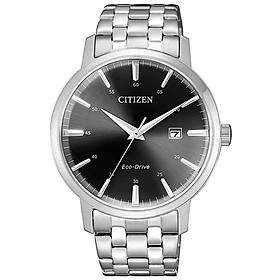 Đồng Hồ Nam Citizen Dây Thép Không Gỉ BM7460-88E - Mặt Đen