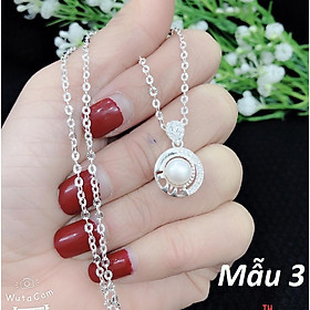 Dây chuyền nữ thời trang mặt tim chất liệu bằng bạc s925 MS0990