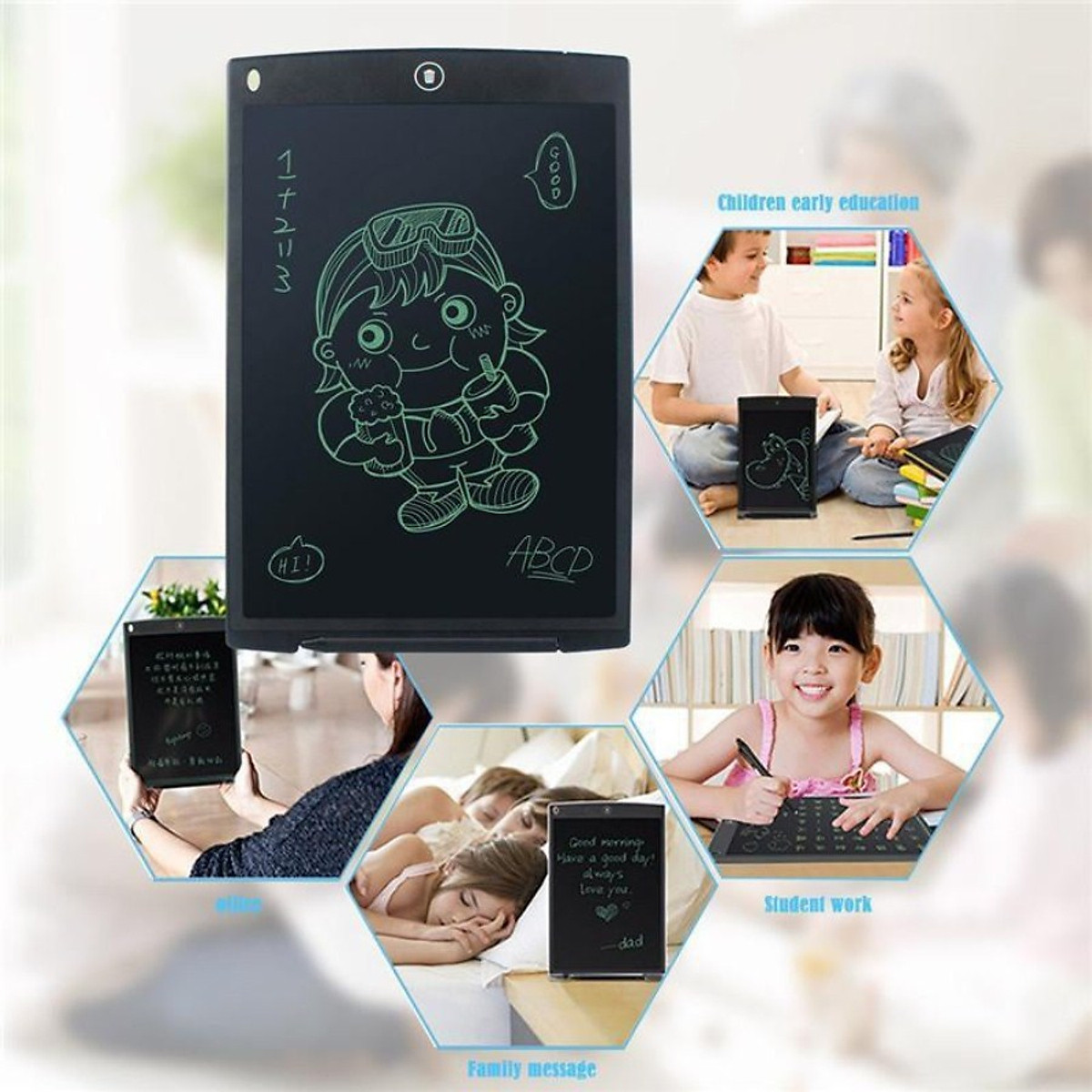 Bảng Viết Tự Xoá, Bảng Vẽ Cảm Ứng Điện Tử Thông Minh, Đồ Chơi Trẻ Em Thông Minh - Hàng Nhập Khẩu