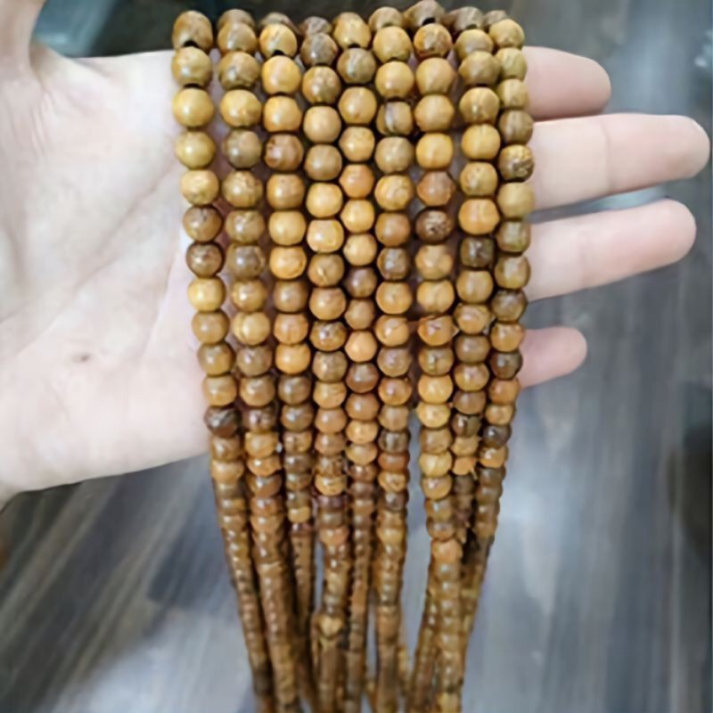 Hạt Gỗ Bách Xanh 18Ly - Xâu Chuỗi Vòng Tay Vòng Cổ Tràng Hạt ( Gỗ Thơm ) - Mian .vn
