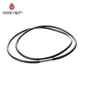 Dây cao su nam chốt cao cấp không rỉ đường kính 3mm - Ngọc Quý Gemstones