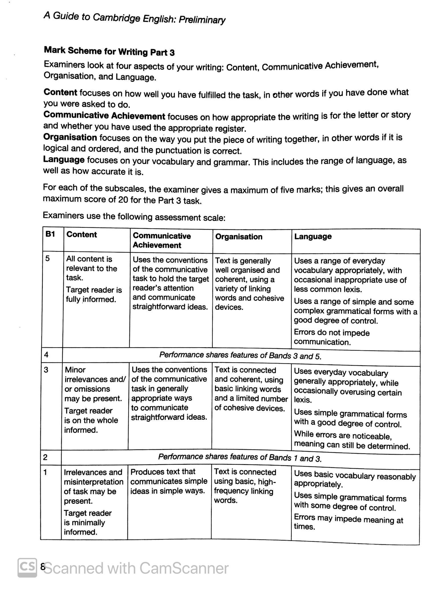 Cambridge Preliminary English Test 7 Student