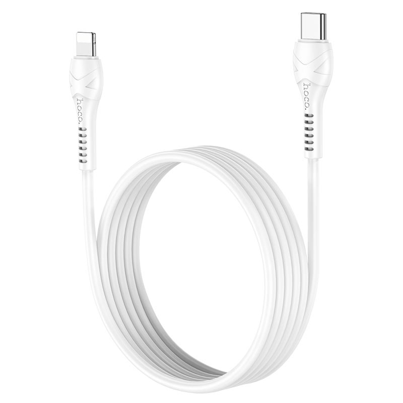Cáp sạc nhanh PD20W Hoco dây dẻo X55 kết nối Type-C sang iPhone dài 1M - Hàng chính hãng