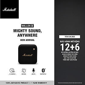 [NEW ARRIVAL] Loa Bluetooth Marshall Willen II Portable - Hàng chính hãng