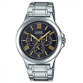 Đồng hồ Casio CA-MTP-V300D-1A2UDF - Đồng hồ nam - Size mặt 41.5mm - Kính khoáng - Quartz (Pin) - Chịu nước 3ATM