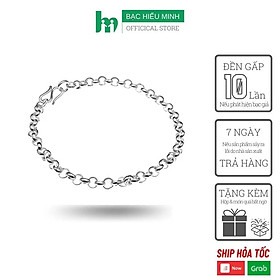 lắc tay nữ ltu292 bạc ý