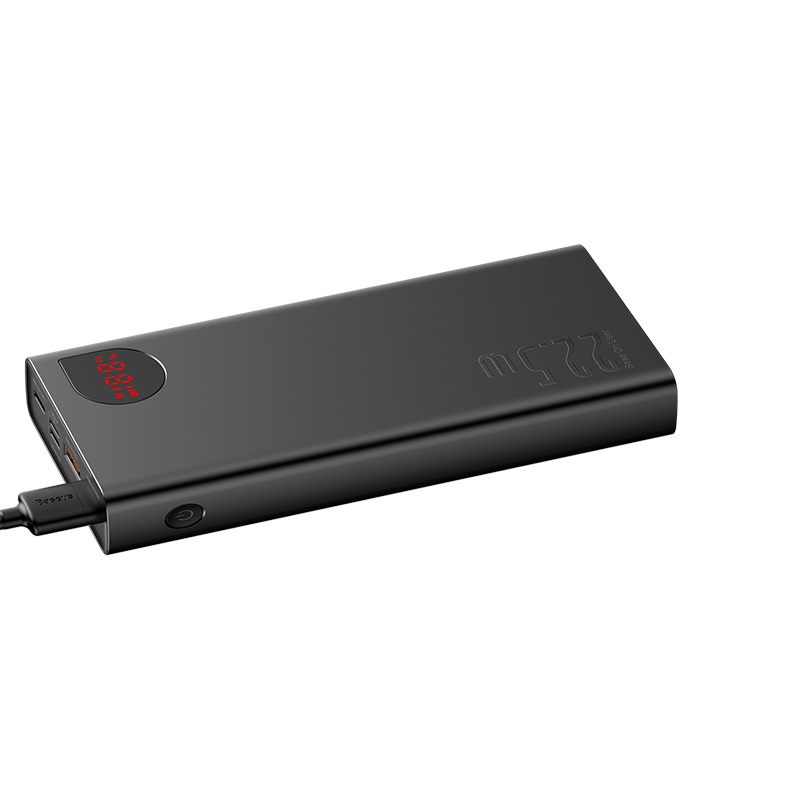 Pin Dự Phòng Baseus Adaman 10.000mah sạc nhanh 22.5W vỏ kim loại siêu mỏng màn hình digital hiển thị pin - Hàng Chính Hãng