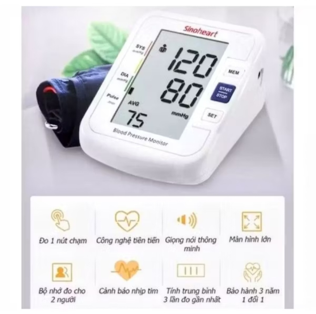 MÁY ĐO HUYẾT ÁP BẮP TAY GIỌNG NÓI TIẾNG VIỆT HÀNG CHUẨN CHẤT LƯỢNG CHO MỌI GIA ĐÌNH