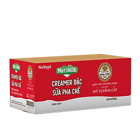 Thùng 24  Hộp 380g Creamer đặc Sữa pha chế có đường Nuti TH.SDH380AZ - Thương Hiệu NUTIFOOD - AZAGO
