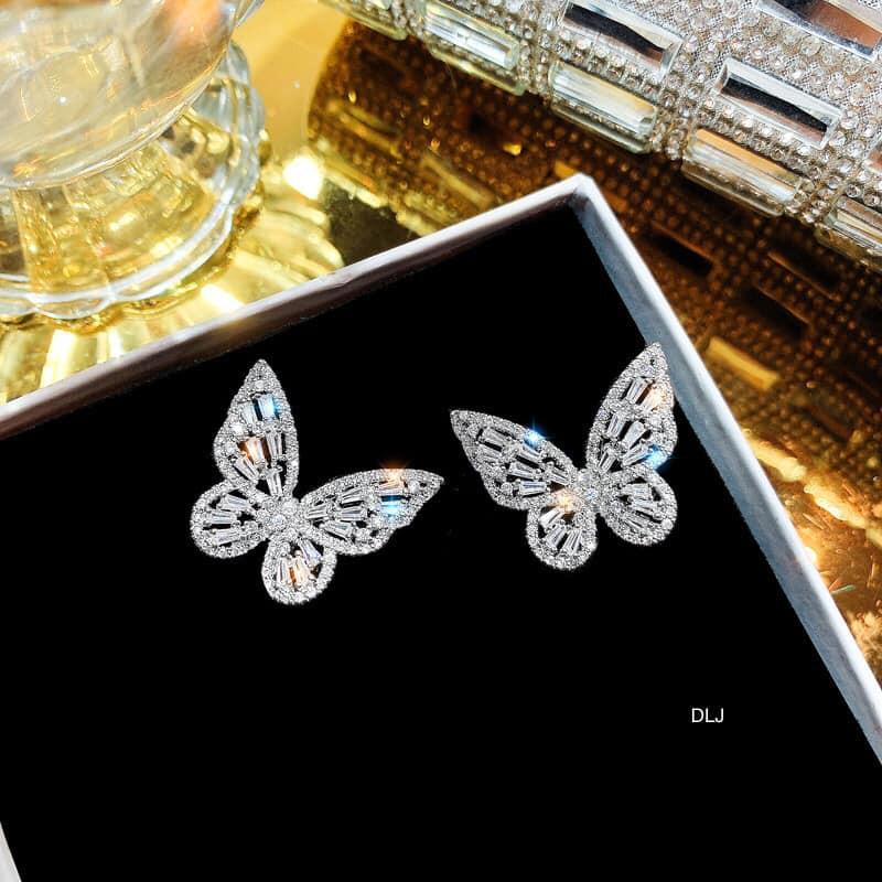 Bông tai bạc khuyên tròn thời trang chất liệu bằng bạc s925 MS0906