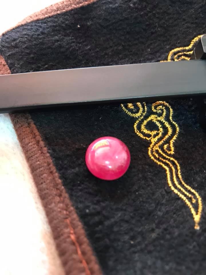 MẶT NHẪN ĐÁ RUBBY HỒNG VIÊN TRÒN TO ĐẸP LÀM NHẪN HAY MẶT DÂY CHUYỀN Size ĐK 13MM X DẦY 5MM MÀU HỒNG VIÊN ĐÁ TRÒN MẠNG HỎA THỔ Ạ