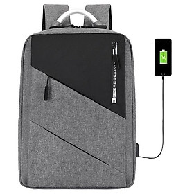 Balo Laptop 15.6 Inch - Balo Công Sở Tích Hợp Ổ Cắm USB 