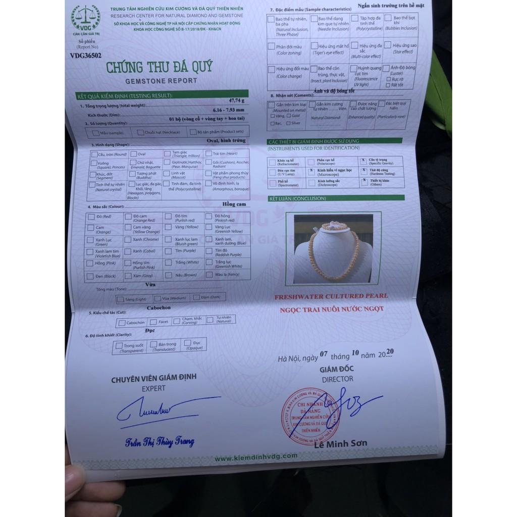 Combo trang sức ngọc trai