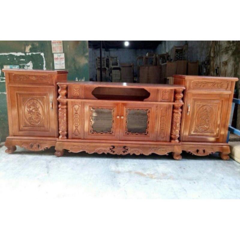 kệ tivi gỗ tự nhiên. kt từ 1m đến 2m tư.