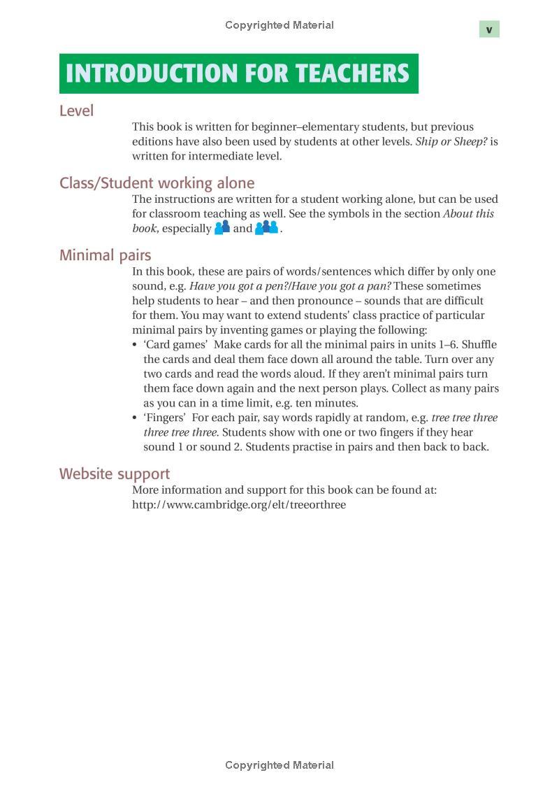 Tree or Three? An Elementary Pronunciation Course (2nd Edition)