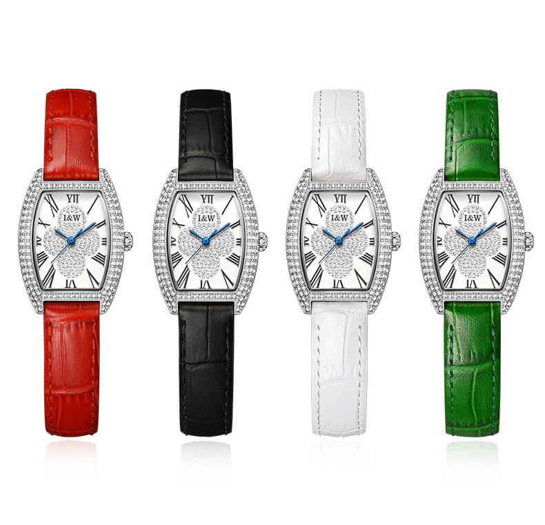 Đồng Hồ Nữ I&W Carnival 581L Chính Hãng BH 24T Chịu Nước 30m Kính Chống Xước Dây Da Cao Cấp ( Máy Quartz)