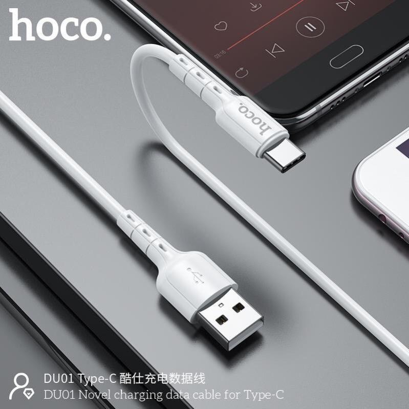 Dây Sạc-Cáp Sạc Nhanh Và Truyền Dữ Liệu Hoco DU01 Dành Cho Iphone Bọc Nhựa PVC - Hàng Chính Hãng