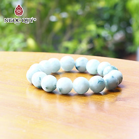 Vòng cẩm thạch phỉ thúy size hạt 14mm mệnh hỏa, mộc - Ngọc Quý Gemstones