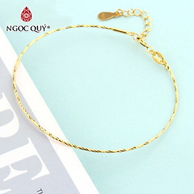Lắc tay bạc mạ vàng - Ngọc Quý Gemstones