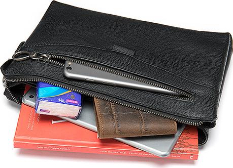 Clutch da bò thật cao cấp BAOHA LEATHER BHM8986 Ví da cầm tay cao cấp.
