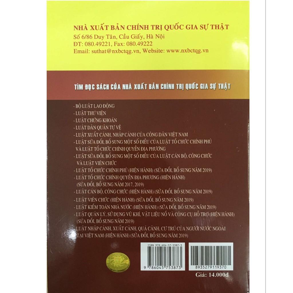 Sách - Luật Lực Lượng Dự Bị Động Viên - NXB Chính Trị Quốc Gia