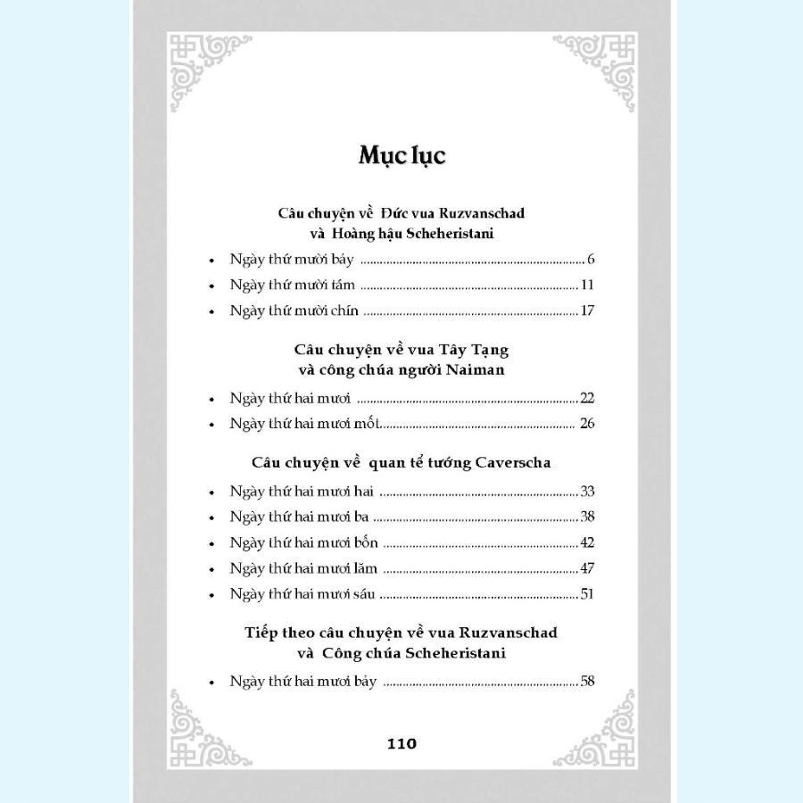 Sách - Truyện Cổ Ba Tư Nghìn Lẻ Một Ngày - Đức Vua Và Hoàng Hậu - VIETNAMBOOK