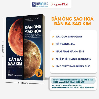 Sách - Đàn Ông Sao Hỏa Đàn Bà Sao Kim - Thấu Hiểu Phụ Nữ Đàn Ông Hay, Giữ Hạnh Phúc Gia Đình, Tình Yêu - MCBooks
