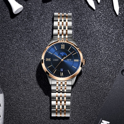 Đồng hồ nam chính hãng IW CARNIVAL IW528G-5 Kính sapphire ,chống xước,Chống nước ,Bảo hành 24 tháng,Máy cơ (Automatic),Dây da Kim loại Thép không gỉ 316L